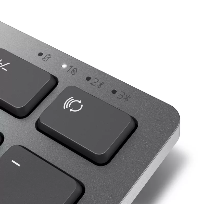 DELL Pro Plus toetsenbord - KB700 - Pan-Nordic (QWERTY), full-size (100%), draadloos, Bluetooth, QWERTY, grijs