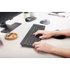 CHERRY KW 9100 slank toetsenbord universeel RF draadloos + Bluetooth QWERTY Nordisch zwart