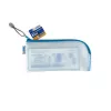 Etui HERMA 20003 hard-EVA blauw transparant 110x230 mm