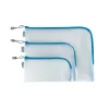 Etui HERMA 20003 hard-EVA blauw transparant 110x230 mm