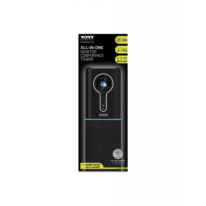 Videoconferentiecamera Port Designs 902004 3.68 MP 2560 x 1440 60 fps