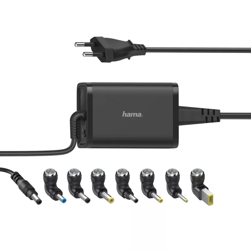 Oplader laptop Hama 200002 zwart AC binnen