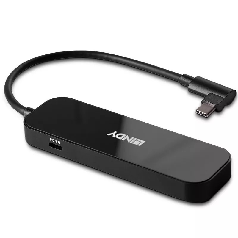 Lindy 43334 USB 3.2 Gen 1 Type-C-hub, 4 poorten