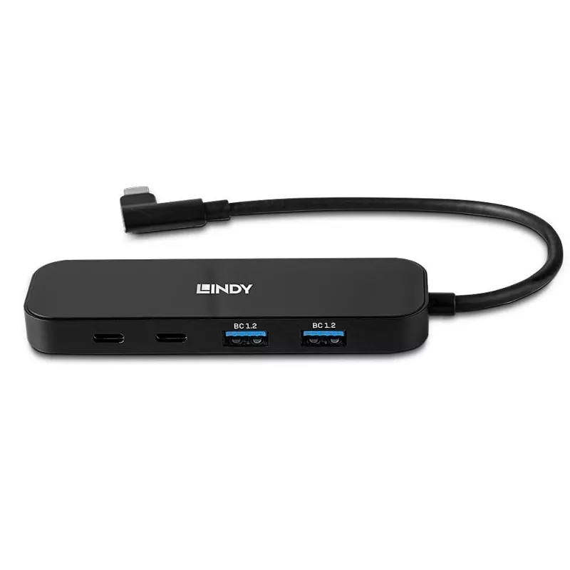 Lindy 43334 USB 3.2 Gen 1 Type-C-hub, 4 poorten
