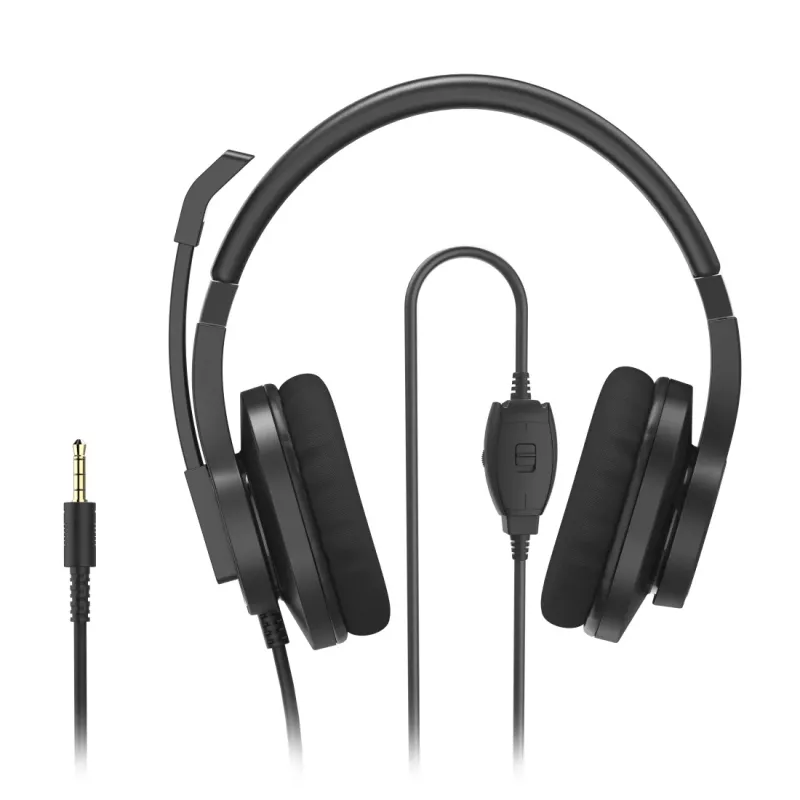 Hama HS-P350 V2 headset bedraad hoofdband kantoor/callcenter zwart