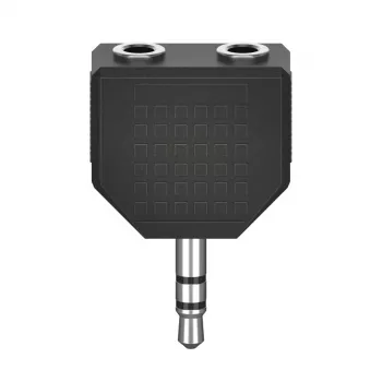Hama 00205191 kabeladapter 3,5 mm 2 x 3,5 mm zwart