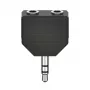 Hama 00205191 kabeladapter 3,5 mm 2 x 3,5 mm zwart
