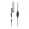 Hama HS-P100 V2 headset bedraad hoofdband kantoor/callcenter zwart, zilver