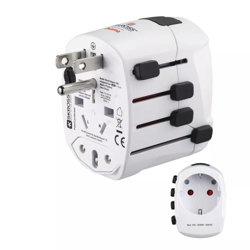 Hama World Travel Pro netadapter universeel wit