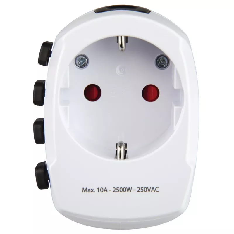 Hama World Travel Pro netadapter universeel wit