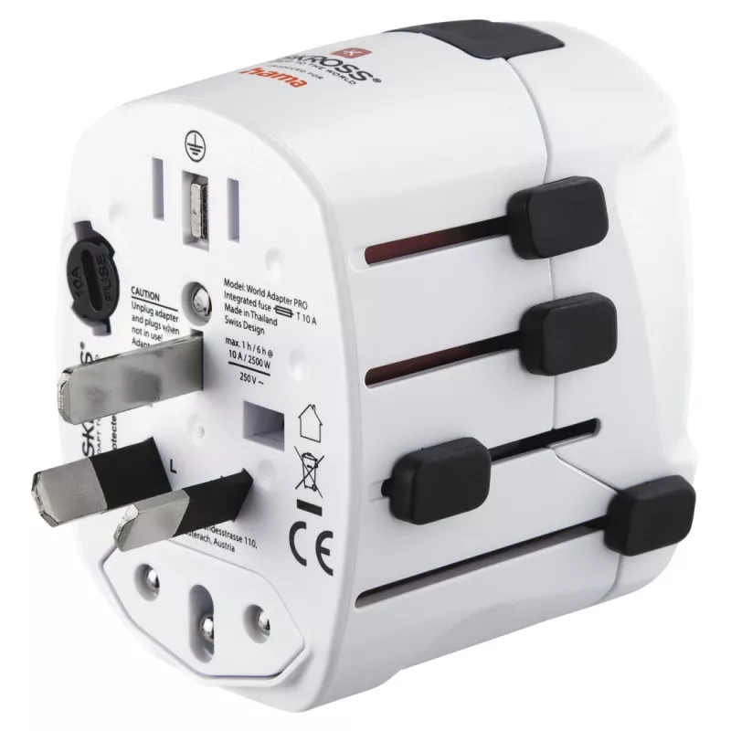 Hama World Travel Pro netadapter universeel wit