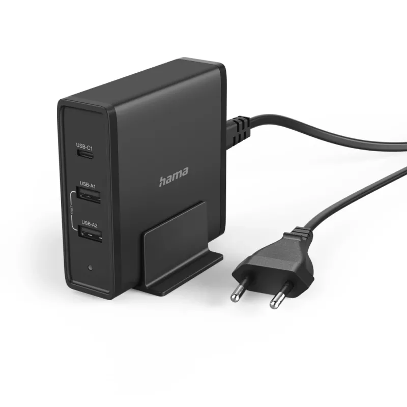 Hama 00200017 mobiele oplader smartphone, tablet, universeel zwart AC snelladen binnen