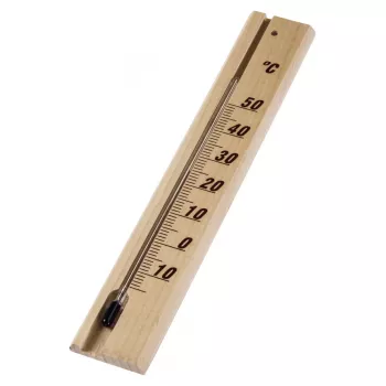 Hama 00186401 omgevingsthermometer mechanische omgevingsthermometer binnen hout