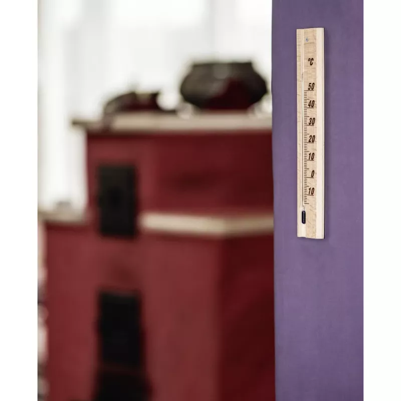 Hama 00186401 omgevingsthermometer mechanische omgevingsthermometer binnen hout