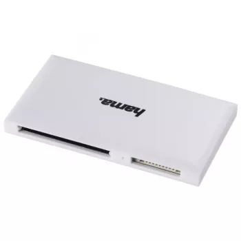 Hama USB 3.0 multi-kaartlezer, SD/microSD/CF/MS, wit