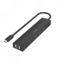 Hama 00200144 interface hub USB 3.2 Gen 1 (3.1 Gen 1) Type-C 5000 Mbit/s zwart