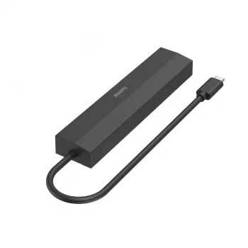 Hama 00200144 interface hub USB 3.2 Gen 1 (3.1 Gen 1) Type-C 5000 Mbit/s zwart