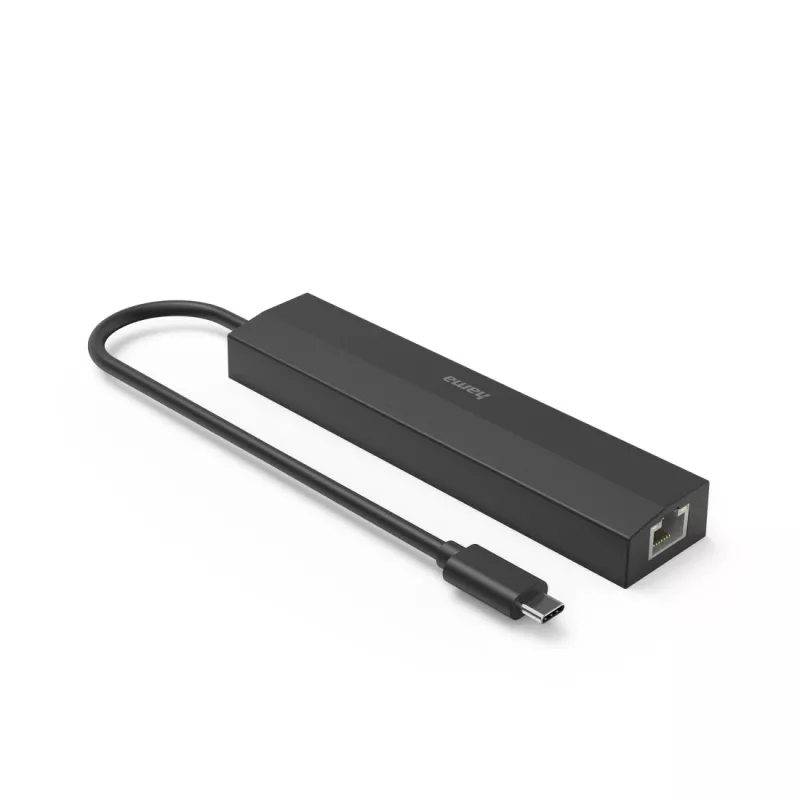 Hama 00200144 interface hub USB 3.2 Gen 1 (3.1 Gen 1) Type-C 5000 Mbit/s zwart