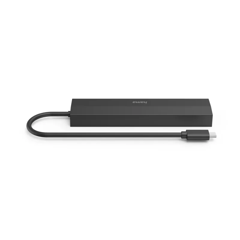 Hama 00200144 interface hub USB 3.2 Gen 1 (3.1 Gen 1) Type-C 5000 Mbit/s zwart