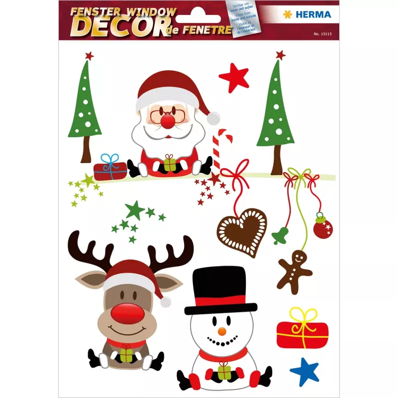 Decoratiesticker HERMA 15548 veelkleurig herbruikbaar 75 stuks