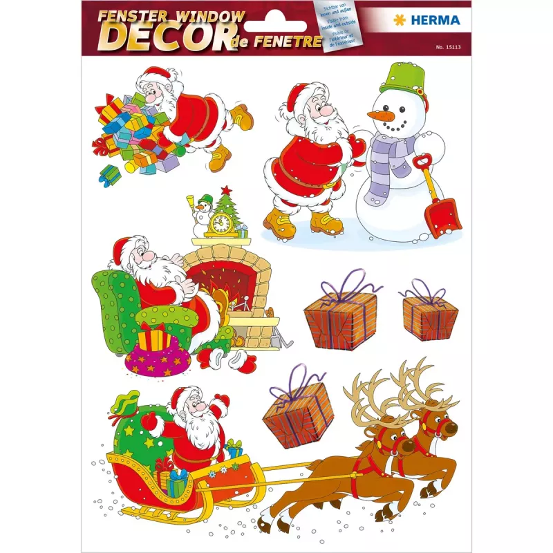 Decoratiesticker HERMA 15548 veelkleurig herbruikbaar 75 stuks