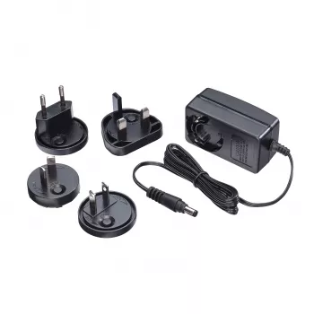 Lindy 12VDC 1,25A multi-country-voeding, 5,5/2,1mm, 100-240 V, 50/60 Hz, 15 W, 12 V, AC-to-DC, 1,25 A
