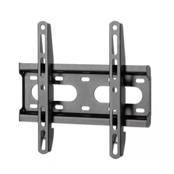 Manhattan wandsteun voor tv & monitors (vast, ultraplat), voor schermen 23 inch tot 42 inch, VESA-compatibiliteit: alle tussen 75 x 75 mm tot 200 x 200 mm – controleer de afmetingen van de vier bevestigingsgaten op de achterkant van het scherm om te controleren of deze past, max. 45 kg, zwart, steun