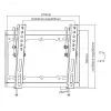 Equip 650408 23 inch-43 inch kantelbare tv-wandsteun