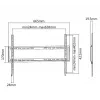 Equip 650333 37 inch-75 inch vaste tv-wandsteun