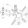 Equip 650328 23 inch-55 inch full-motion hoek-tv-wandsteun