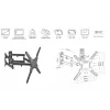 Equip 650328 23 inch-55 inch full-motion hoek-tv-wandsteun