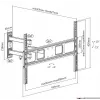 Equip 37 inch-70 inch gelede tv-wandsteun