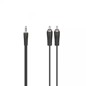 Hama 00205109 audiokabel 0,75 m 3,5 mm 2 x cinch zwart