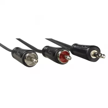 Hama 00205109 audiokabel 0,75 m 3,5 mm 2 x cinch zwart
