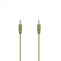 Hama Flexi-slim audiokabel 0,75 m 3,5 mm groen stekker naar stekker