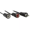 Hama 00205111 audiokabel 3 m 3,5 mm 2 x RCA zwart