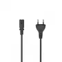 Hama 00223273 netkabel zwart 1,5 m C7-koppeling