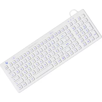 KeySonic KSK-6031INEL-Wh (DE) toetsenbord industrie USB QWERTZ Duits wit