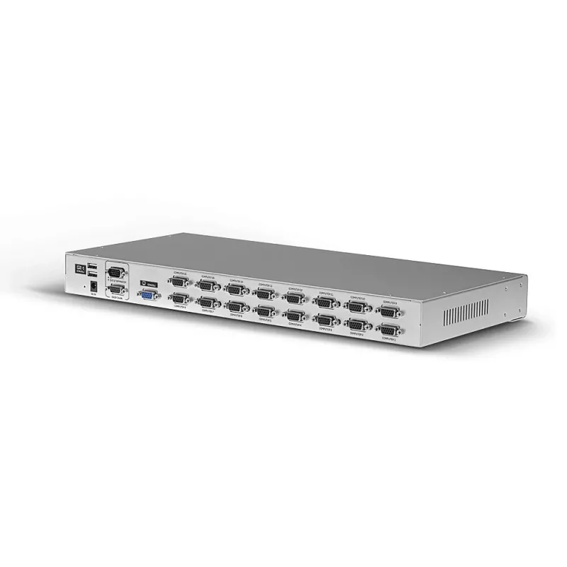 Lindy 16 poorts VGA en USB combo KVM-switch, rackmontage, zilver