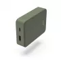 Hama Colour 10 Power Pack, 10000 mAh, 2 uitgangen: USB-C, USB-A, groen