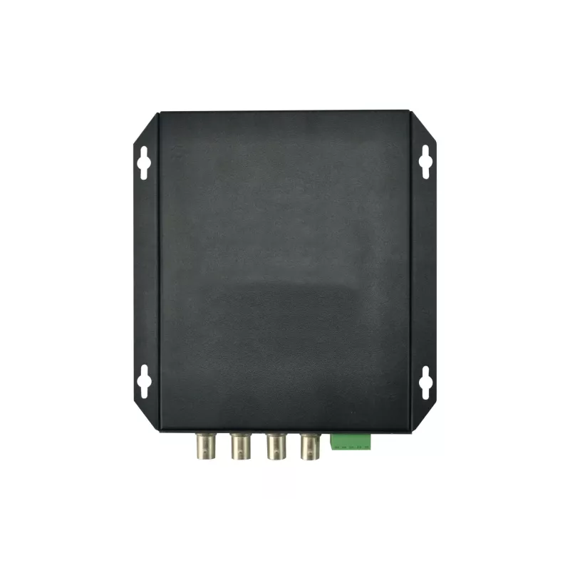 AV-transmitter LevelOne 4-kanaals BNC via glasvezel-extender-kit 20 km