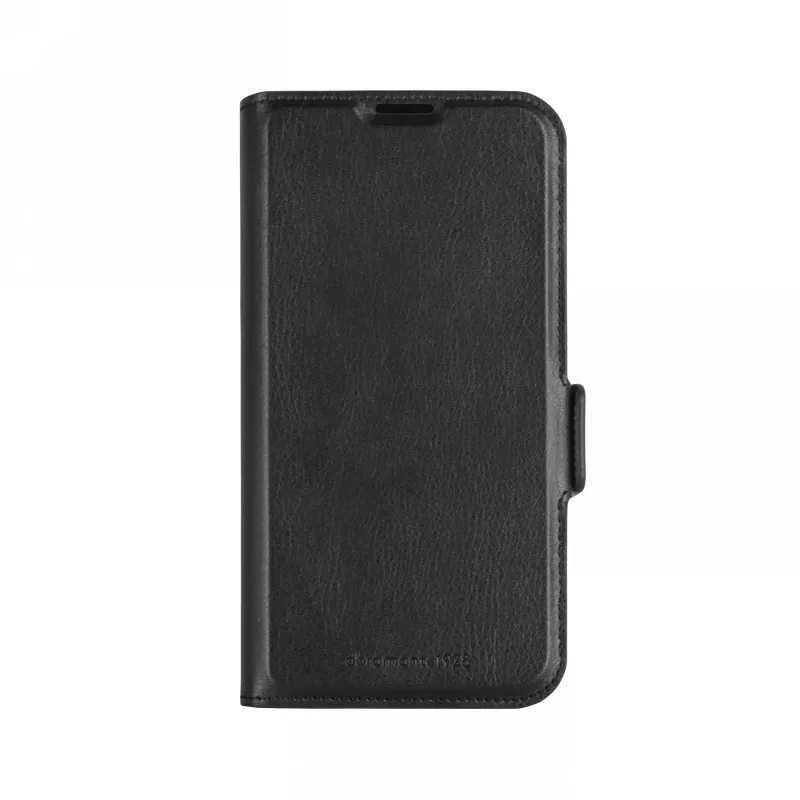 dbramante1928 Oslo Pro OP61BL006342 flipcover voor Apple iPhone 16 Pro, PU/kunststof, zwart