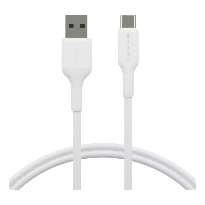 dbramante1928 re-charge – kabel 1 m USB-A naar USB-C – W, 1 m, USB A, USB C, USB 2.0, 0,48 Gbit/s, wit