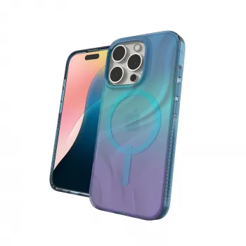 ZAGG Cases Milan Snap Apple iPhone 16 Pro Deep Aurora, hoesje, Apple, iPhone 16 Pro, 16 cm (6.3 inch), blauw, paars