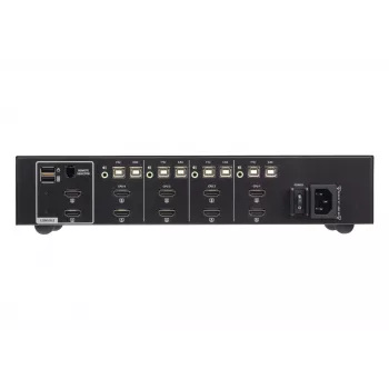 KVM-switch ATEN 4-poorts USB HDMI dual display secure met CAC (4 computers, 4K UHD 3840×2160)