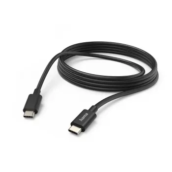 Hama oplaadkabel, USB-C - USB-C, 3 m, zwart