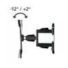 Hama tv-muurbeugel, draaibaar, kantelbaar, uitschuifbaar, 191 cm (75) tot 45 kg