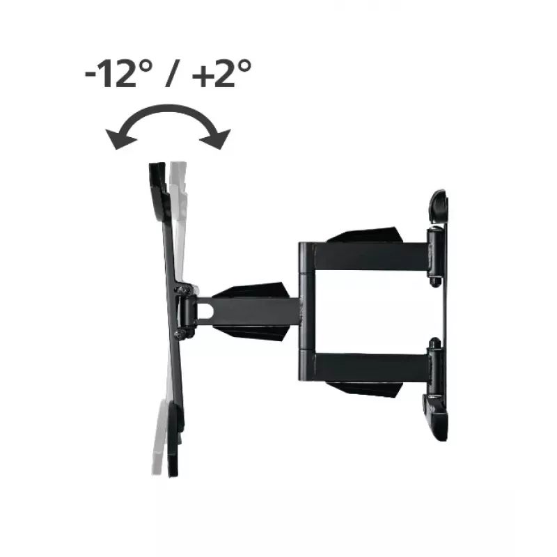 Hama tv-muurbeugel, draaibaar, kantelbaar, uitschuifbaar, 191 cm (75) tot 45 kg