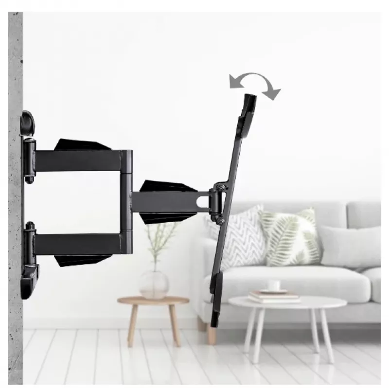 Hama tv-muurbeugel, draaibaar, kantelbaar, uitschuifbaar, 191 cm (75) tot 45 kg