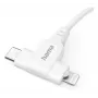 Hama 00201722 USB-kabel USB 2.0 1.5 m USB C USB C/Lightning wit